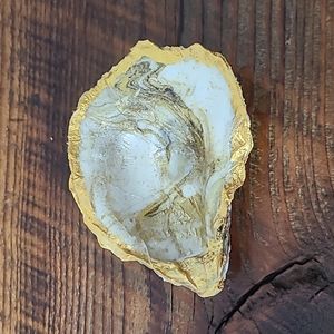 Oyster Shell/ Oystershell Ring Holder or Paper Weight